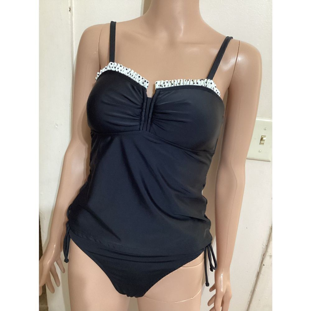 Catalina Black Tankini Top S 32/34B